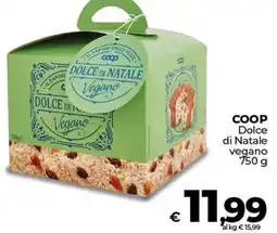 Ipercoop COOP Dolce di Natale vegano offerta