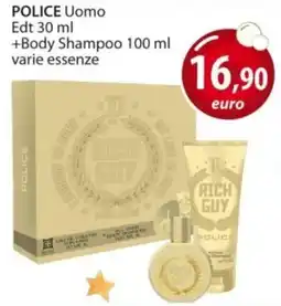Acqua & Sapone POLICE Uomo Edt + Body Shampoo offerta