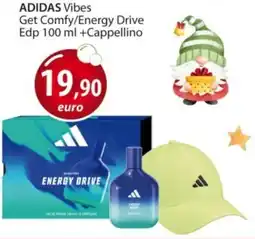 Acqua & Sapone ADIDAS Vibes Get Comfy/Energy Drive Edp + Cappellino offerta