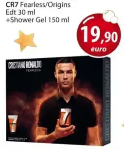 Acqua & Sapone CR7 Fearless/Origins Edt + Shower Gel offerta