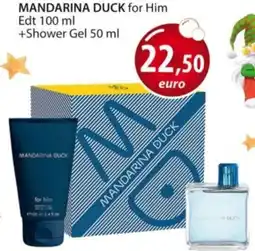 Acqua & Sapone MANDARINA DUCK for Him Edt + Shower Gel offerta
