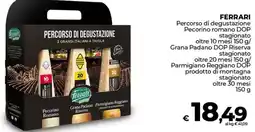 Ipercoop FERRARI Percorso di degustazione Pecorino romano DOP stagionato offerta