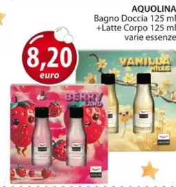 Acqua & Sapone AQUOLINA Bagno Doccia + Latte Corpo offerta