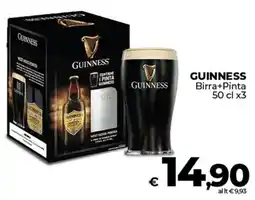 Ipercoop GUINNESS Birra+Pinta offerta