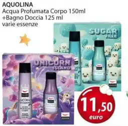 Acqua & Sapone AQUOLINA Acqua Profumata Corpo + Bagno Doccia offerta