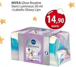Acqua & Sapone NIVEA Glow Routine Siero Luminous + Labello Glowy Lips offerta