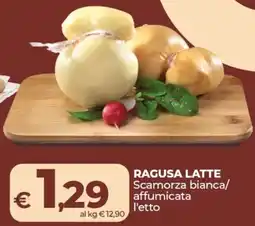 Ipercoop RAGUSA LATTE Scamorza bianca/ affumicata offerta