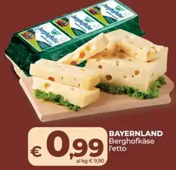 Ipercoop BAYERNLAND Berghofkäse offerta