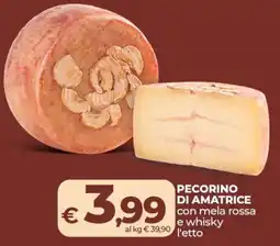 Ipercoop PECORINO DI AMATRICE con mela rossa e whisky offerta