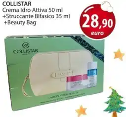Acqua & Sapone COLLISTAR Crema Idro Attiva + Struccante Bifasico + Beauty Bag offerta