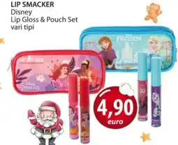 Acqua & Sapone LIP SMACKER Disney Lip Gloss & Pouch Set offerta