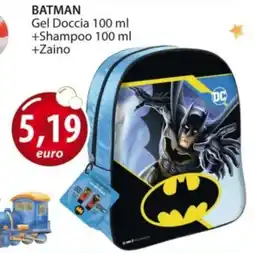 Acqua & Sapone BATMAN Gel Doccia + Shampoo + Zaino offerta