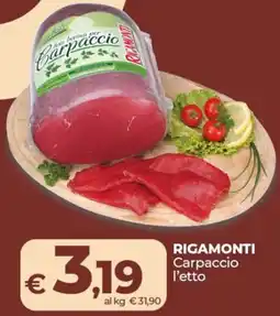 Ipercoop RIGAMONTI Carpaccio offerta