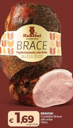 Ipercoop RENZINI Culatello Brace alle erbe offerta