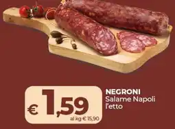 Ipercoop NEGRONI Salame Napoli offerta