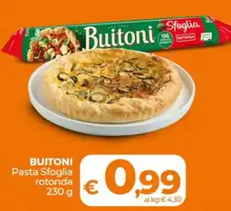 Ipercoop BUITONI Pasta Sfoglia rotonda offerta