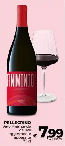 Ipercoop PELLEGRINO Vino Finimondo da uve leggermente appassite offerta