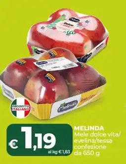 Ipercoop MELINDA Mele dolce vita/ evelina/tessa offerta