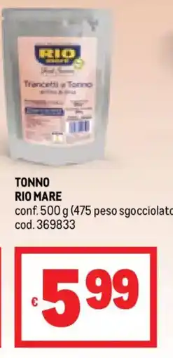 Metro Tonno RIO MARE offerta
