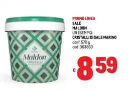 Metro Sale maldon cristalli di sale marino offerta