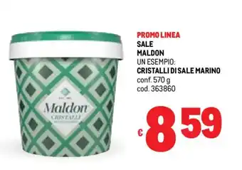 Metro Sale maldon cristalli di sale marino offerta