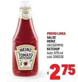 Metro Salse heinz ketchup offerta