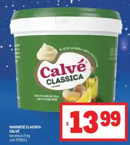 Metro Maionese classica CALVÉ offerta