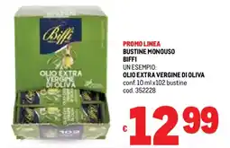Metro BUSTINE MONOUSO BIFFI OLIO EXTRA VERGINE DI OLIVA offerta