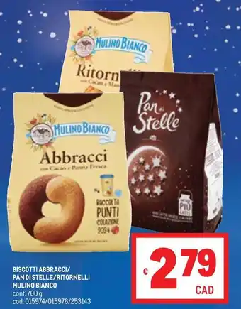 Metro Biscotti abbracci/ pan di stelle/ritornelli MULINO BIANCO offerta