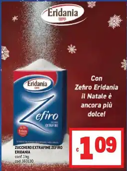 Metro Zucchero extrafine zefiro ERIDANIA offerta