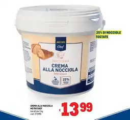 Metro Crema alla nocciola METRO CHEF offerta