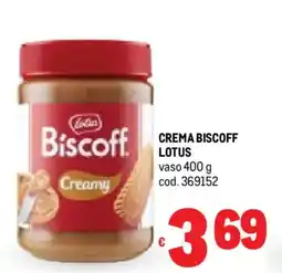 Metro Crema biscoff LOTUS offerta