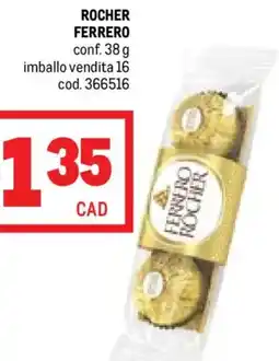 Metro Rocher ferrero offerta