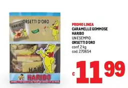 Metro Caramelle gommose haribo orsetti d'oro offerta