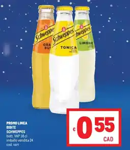 Metro Bibite SCHWEPPES offerta