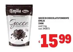 Metro Gocce di cioccolato fondente emilia ZAINI offerta