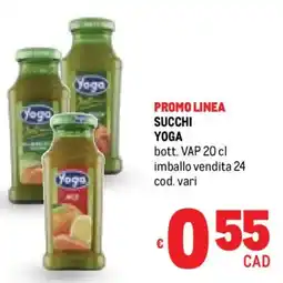 Metro Succhi YOGA offerta