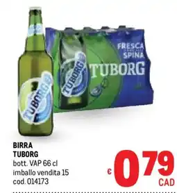 Metro Birra TUBORG offerta