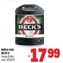 Metro Birra var beck's fusto offerta