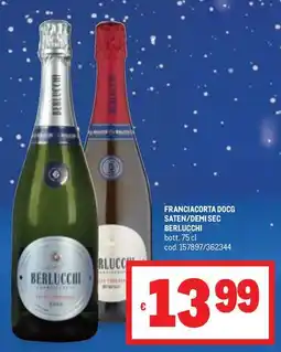 Metro Franciacorta docg saten/demi sec BERLUCCHI offerta