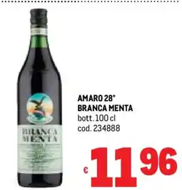 Metro AMARO 28° BRANCA MENTA offerta