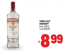 Metro Vodka 37,5° SMIRNOFF offerta