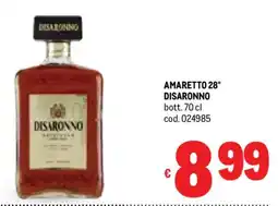 Metro Amaretto 28° DISARONNO offerta
