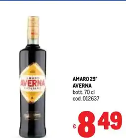 Metro Amaro 29° AVERNA offerta