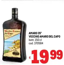 Metro Amaro 35° vecchio amaro del capo offerta