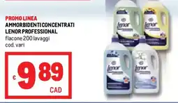 Metro Ammorbidenti concentrati lenor professional flacone offerta