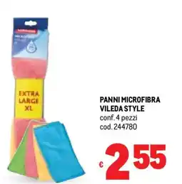 Metro Panni microfibra vileda style offerta