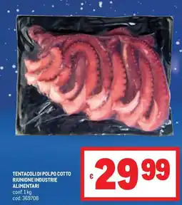 Metro Tentacoli di polpo cotto riunione industrie alimentari offerta
