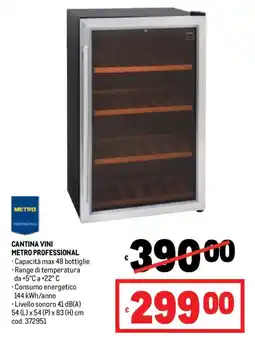 Metro Cantina vini METRO PROFESSIONAL offerta