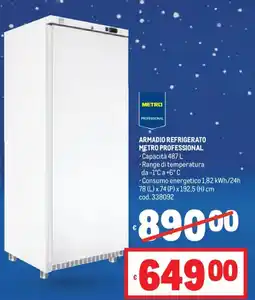 Metro Armadio refrigerato METRO PROFESSIONAL offerta
